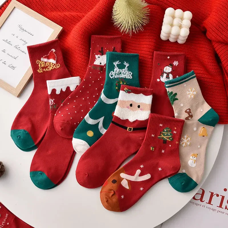 5 Pairs Christmas Stockings