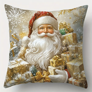 Santa Claus & Friends Christmas Pillowcase