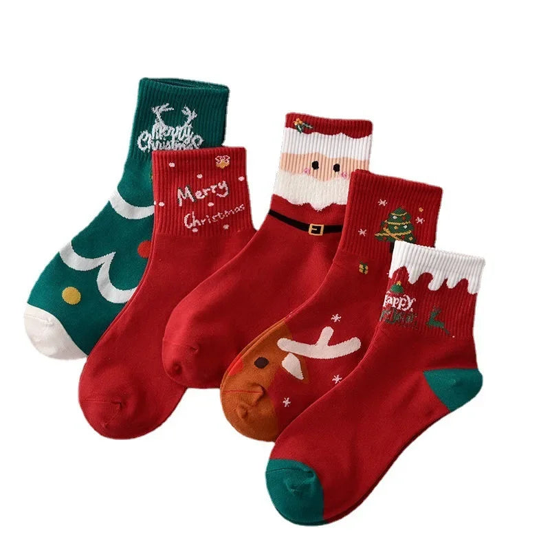 5 Pairs Christmas Stockings